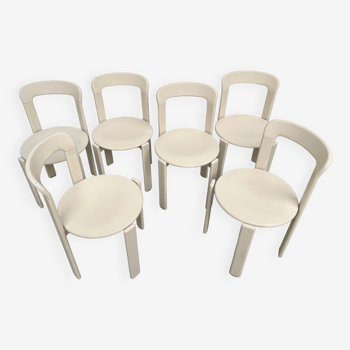 Série de 6 chaises Rey par Dietiker, circa 1971