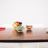 Oval dining table in rosewood by Maurice Burke for Arkana, England, 1960s