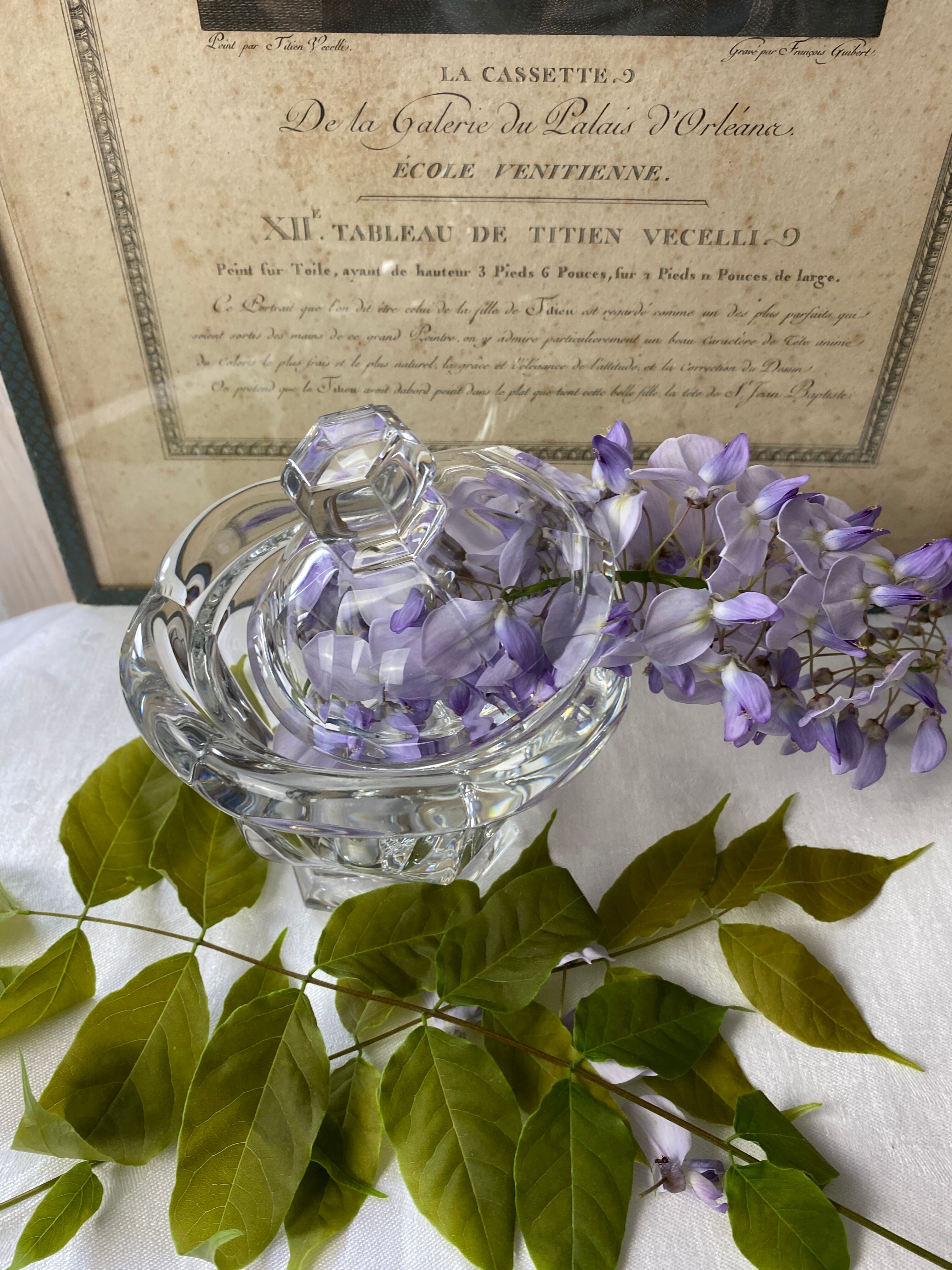 Sugar confectioner "Baccarat" in crystal