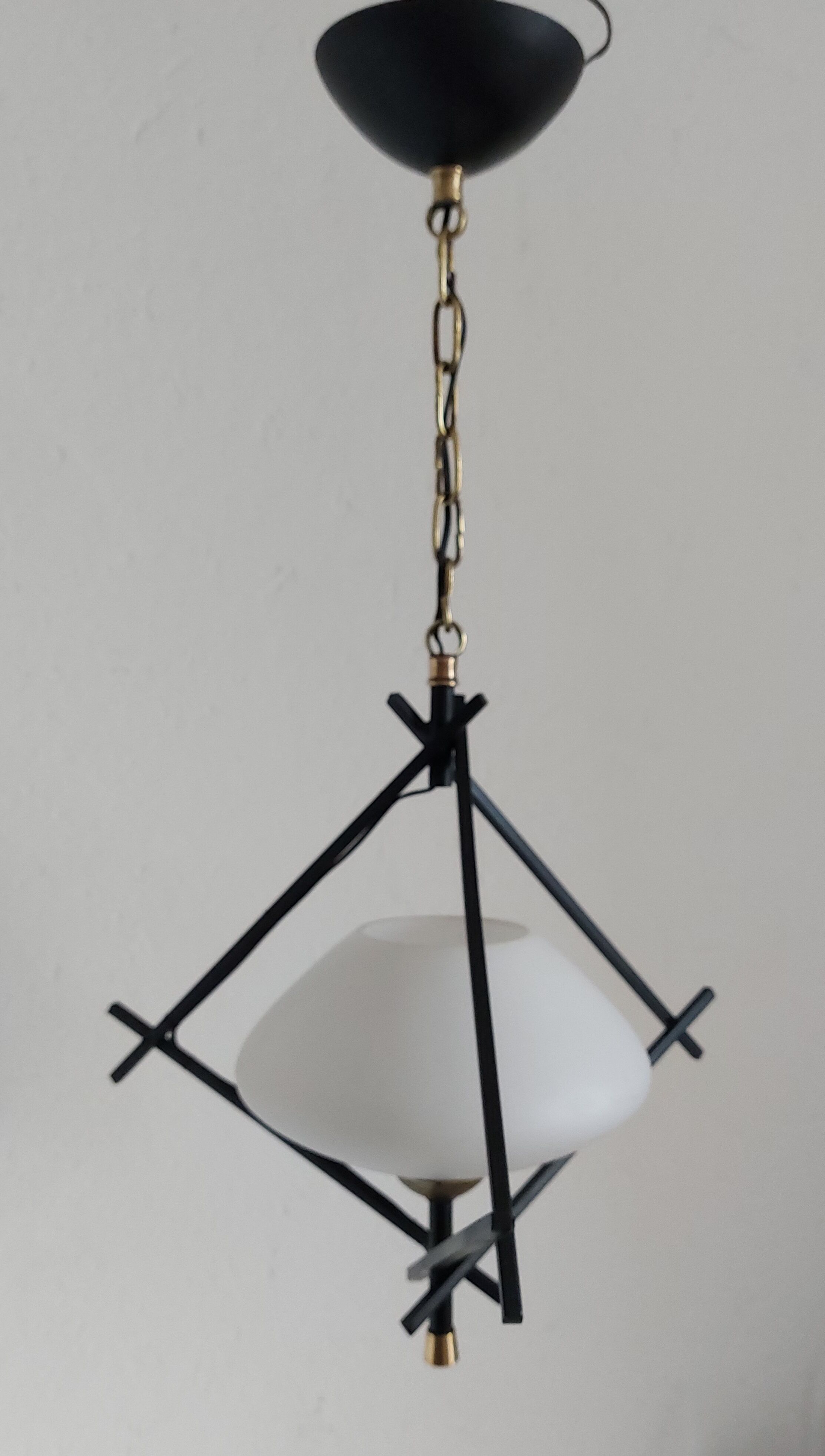 Arlus cage chandelier 60's