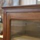 1940s oak display cabinet