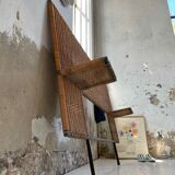 Metal and wicker headhead 50s