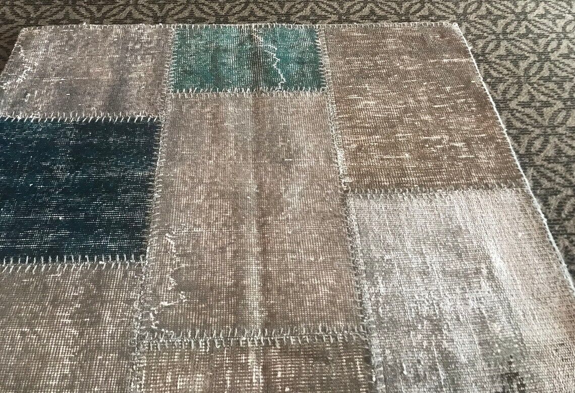 Modern turkish patchwork carpet