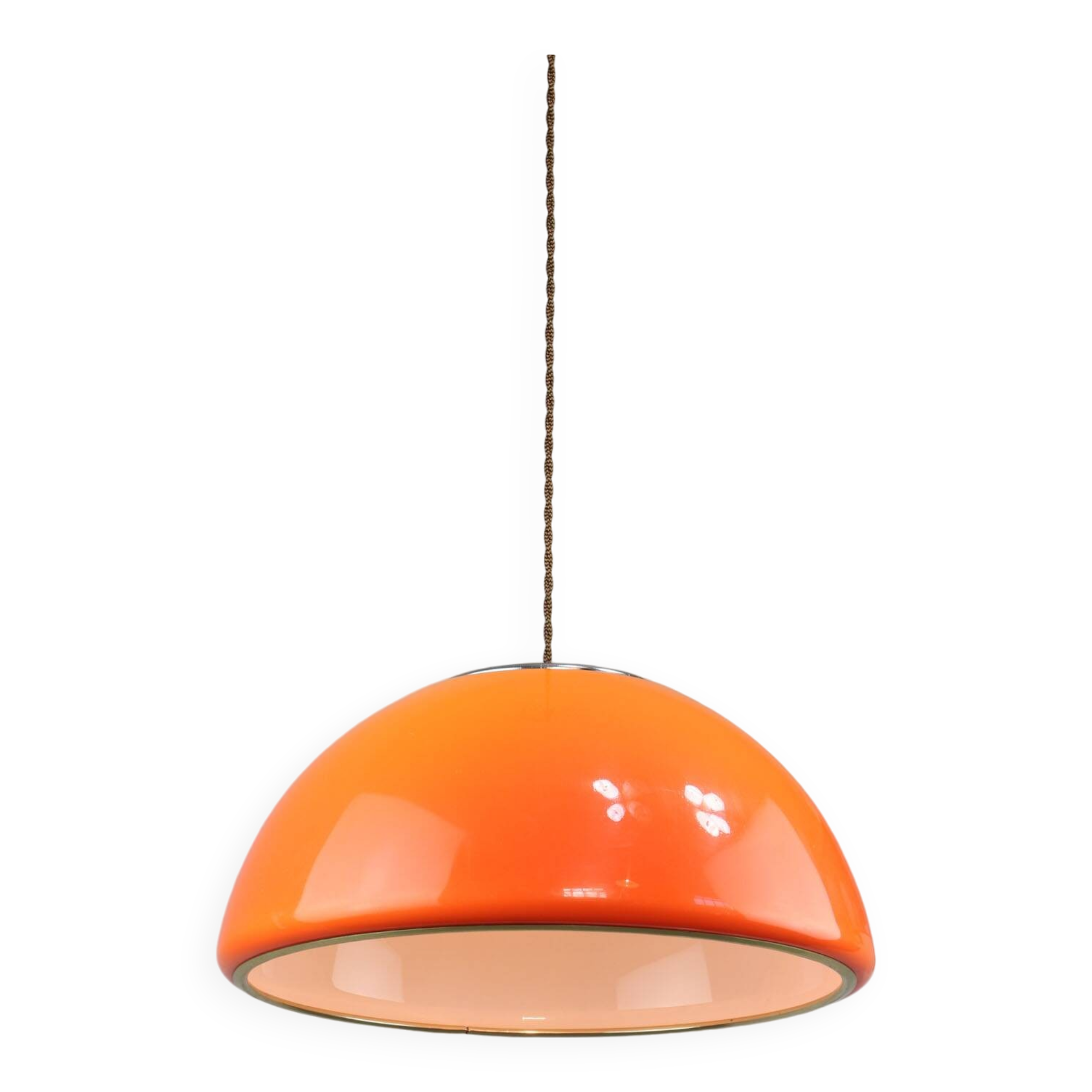 Space Age Cabras Pendant Lamp by Luigi Massoni for Guzzini, 1960s