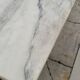 Marble and cast iron restaurant bistro table
