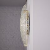 Curved glass ceiling lamp