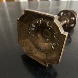 19th century bronze candle holder