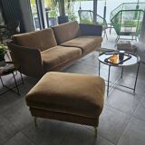 Bo Concept sofa and pouf
