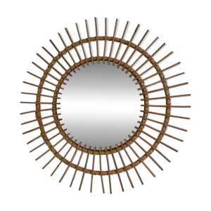 miroir rond vintage en