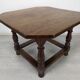 Rustic oak coffee table