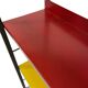 Small Tomado shelving unit in metal and several colours - 1960s Dutch Design