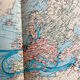 Old map Communications — Northern Hemisphere | Maritime routes & p