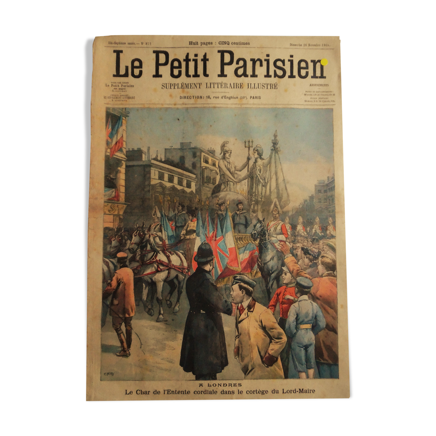 À Londres en 1905