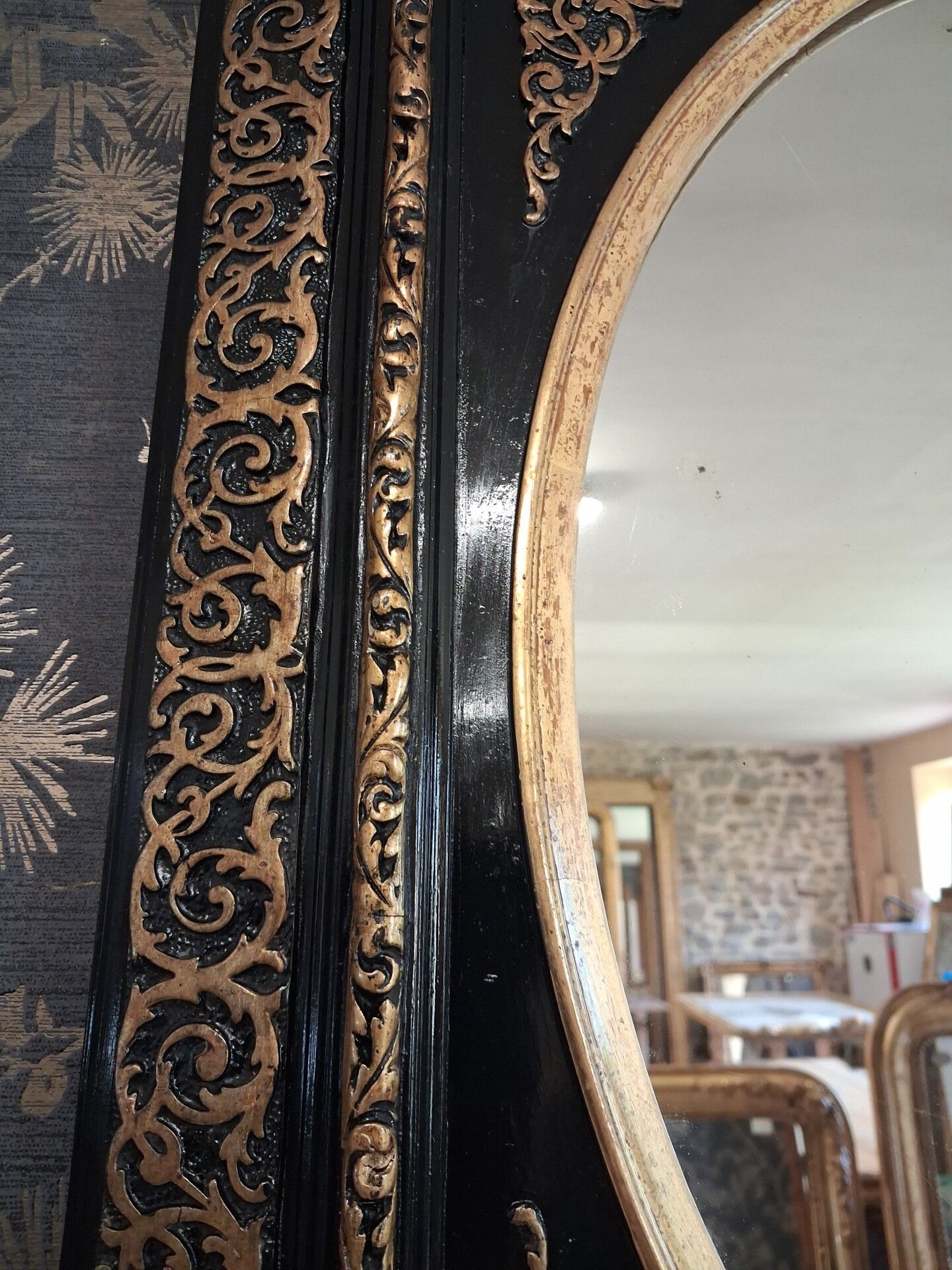 Napoleon III mirror 72 x 62