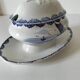 Rare vegetable dish by A. Lebacqz & M. Bouchart, marine decoration
