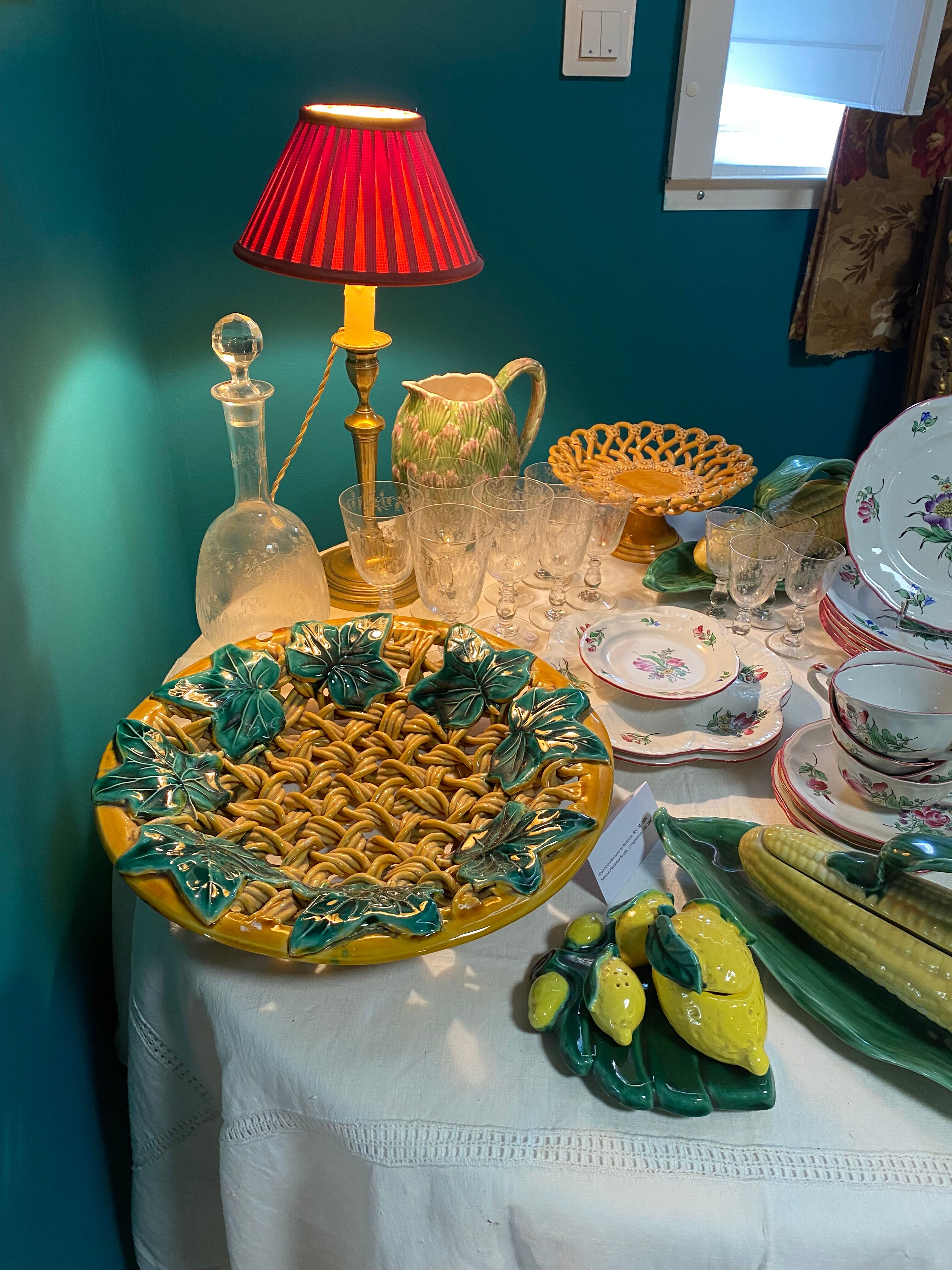 Large ceramic cup slurry Vallauris 1950