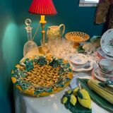 Large ceramic cup slurry Vallauris 1950