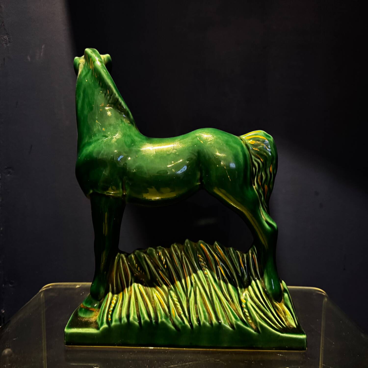 Cheval céramique Art Déco