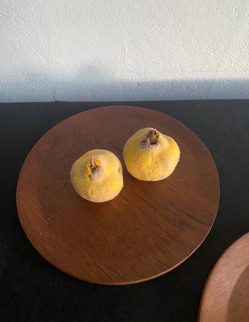 Teak tray signed Le Creuset, Denmark