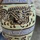 Antique vase 1920 ceramic Keramis art deco