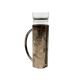 Modern silverplated and glass cruet mod. Oilvine, Lino Sabattini Italy 1970