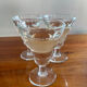 Verres à pieds à bistrot Duralex vintage