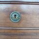 Louis XVI walnut commode from the 19th century.