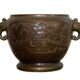 Cache-pot, chine, bronze, vers 1900