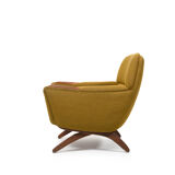 "Geisha" banana sofa and lounge chairs-set by Leif Hansen c.1960