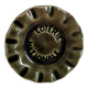 Ashtray national lottery ceramic sandstone green khaki signed st clement