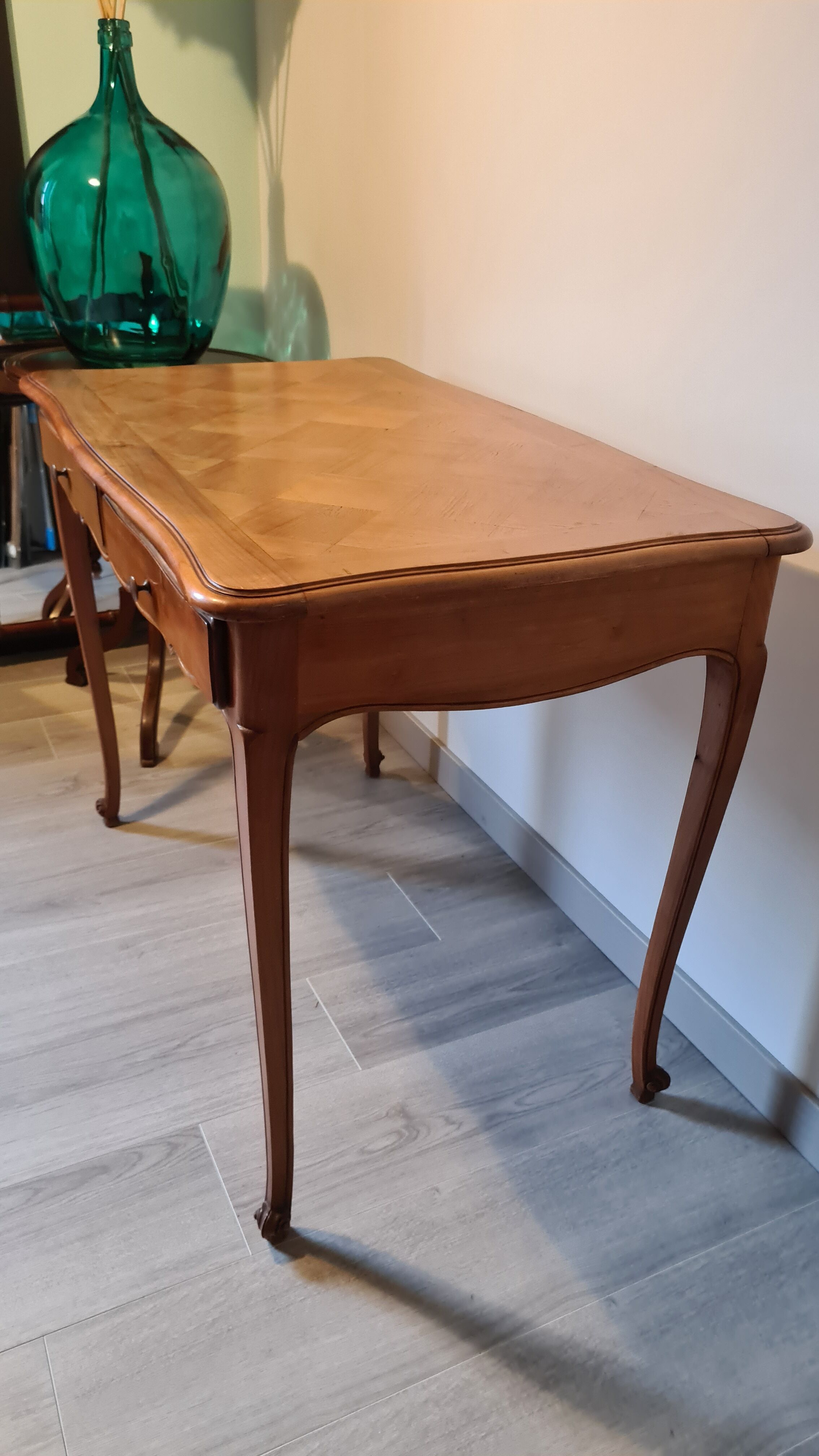 Louis XV style beech desk