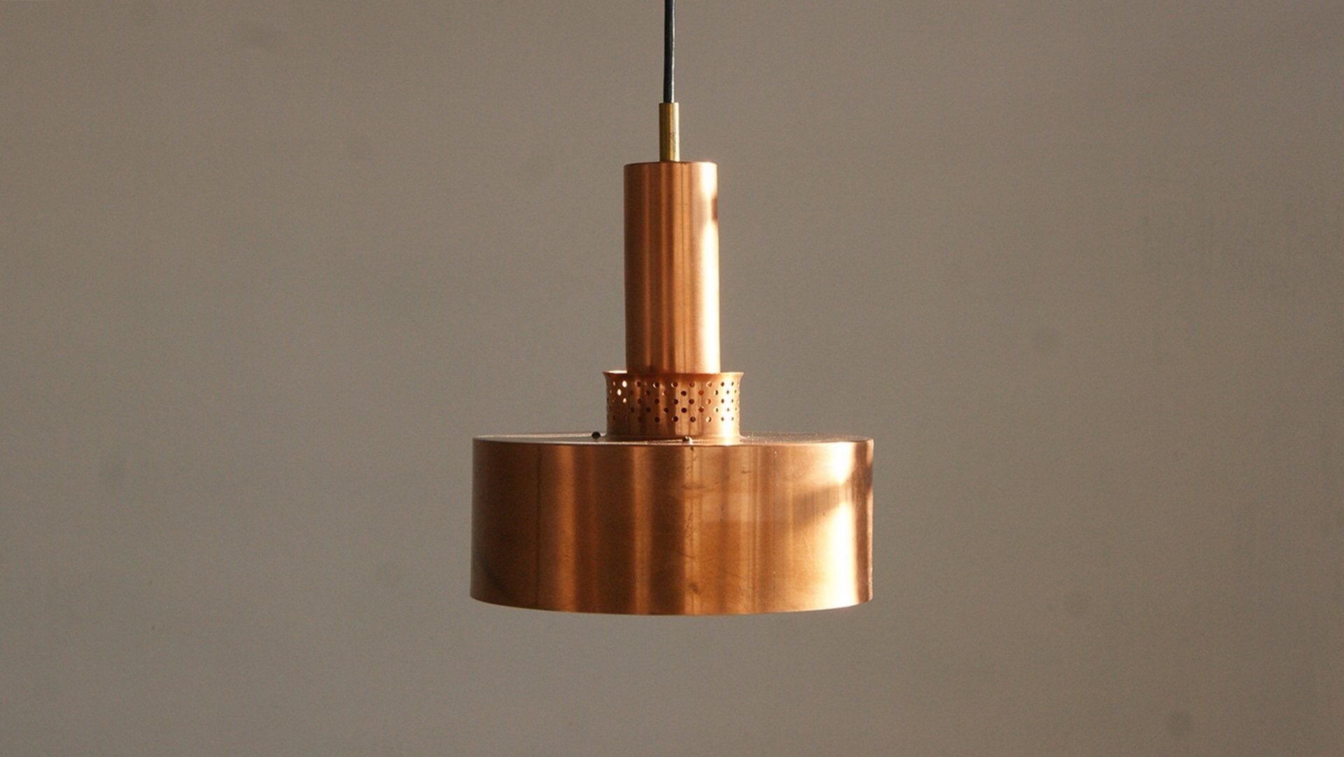 Copper T292 Ceiling Lamp by Hans-Agne Jakobsson for Hans-Agne Jakobsson Ab Markaryd, 1950s