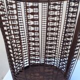 Vintage metal wastepaper basket