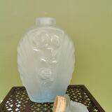 Deco art deco carafe in frosted glass