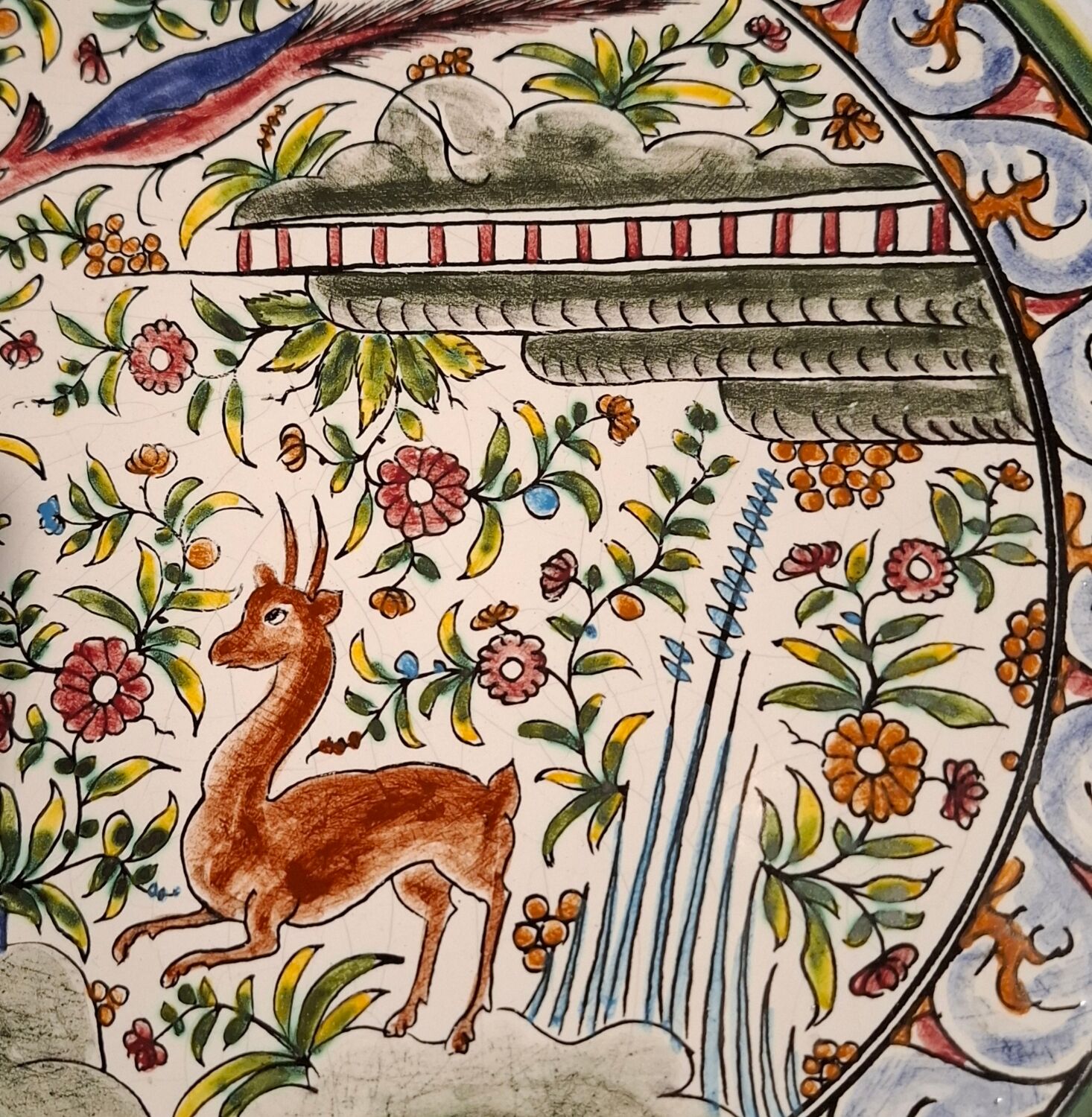 Ceramic trivet Estrela De Conimbriga