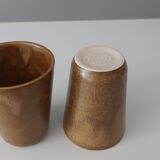 SET OF 4 VINTAGE DIGOIN STAMPED CUPS