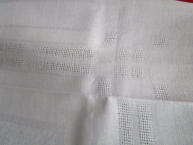 Old damask tablecloth 340x160cm