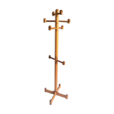 Vintage coat stand in pinewood Denmark 1960s