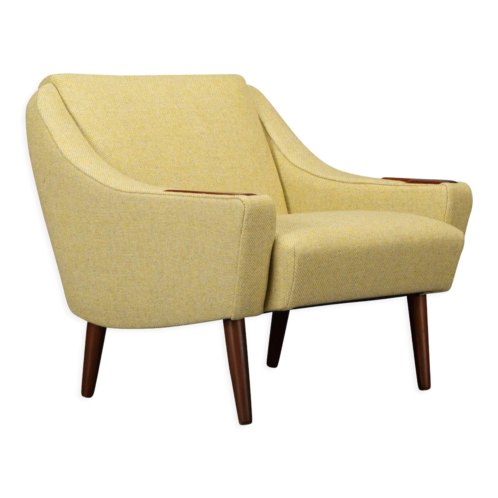 Reupholstered Vintage Armchair by Johannes Andersen, 1960s