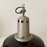 Vintage enamel industrial suspension Reflecto