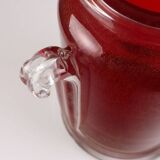 Vase vintage en verre de Murano Italie années 1970 original