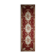 Long traditional needlepoint rug handwoven wool floral red runner rug-76x305cm
