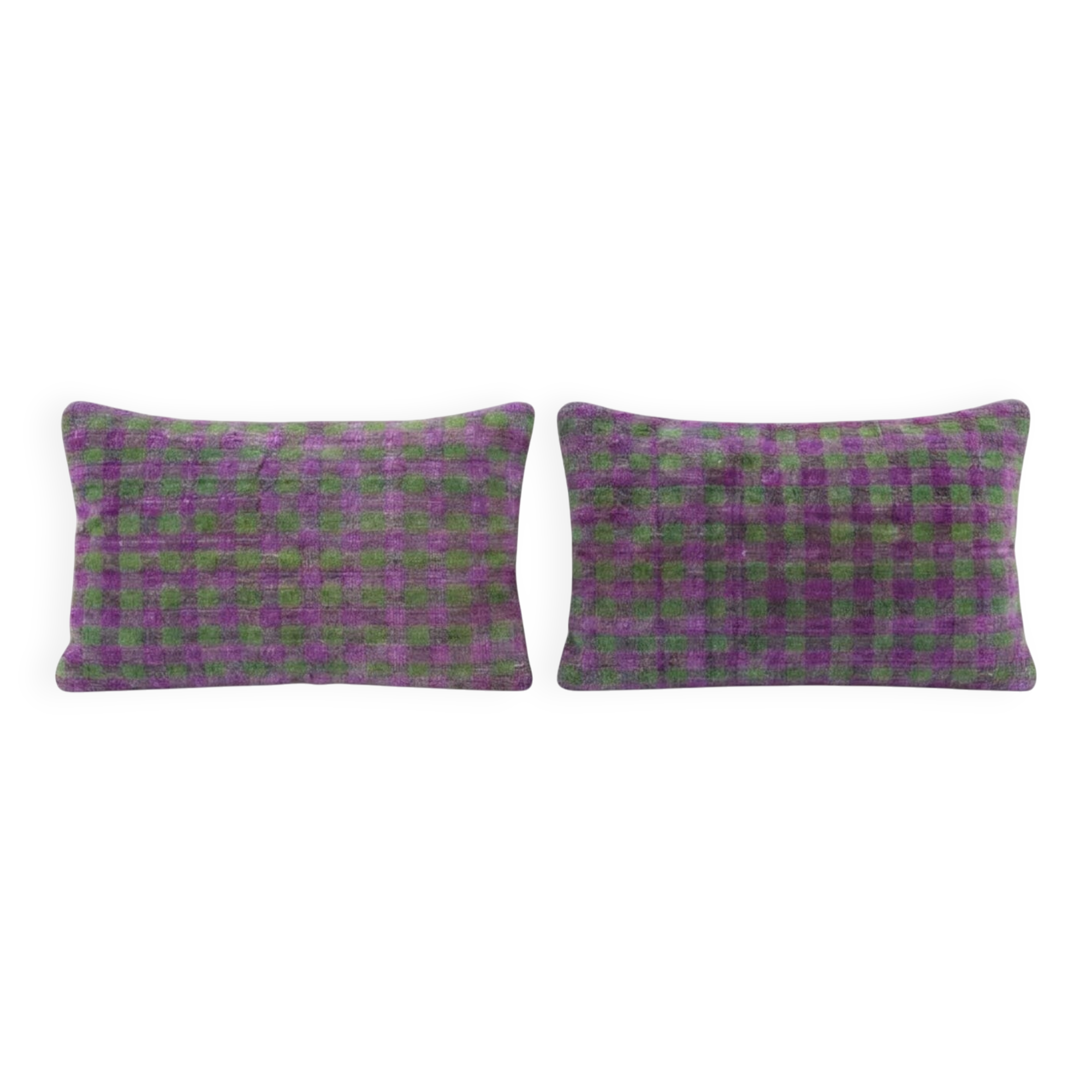 Set of 2 vintage kilim cushion covers 41x61 cm