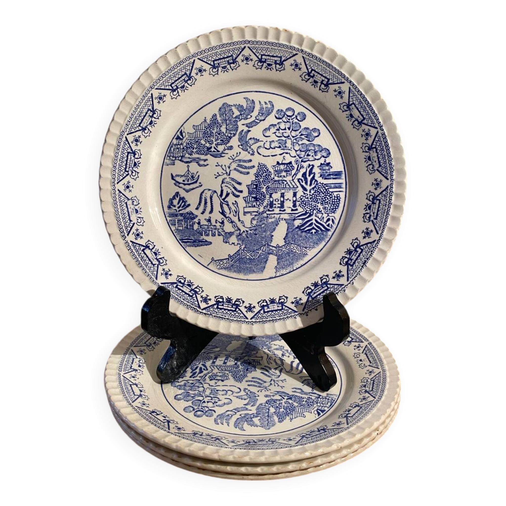 Willow plate Sarreguemines