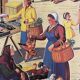 Vintage mdi school poster "the market, the fair