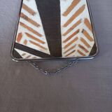 Barber mirror with chain