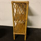 Rattan bookcase shelf