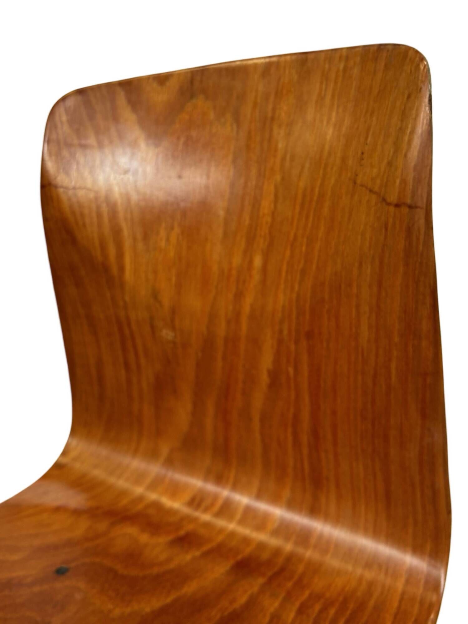 Vintage Chair Galvanitas Pagholz school chair design Dutch design