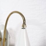 Sputnik Stained Glass Wall Lamp Design 1960s