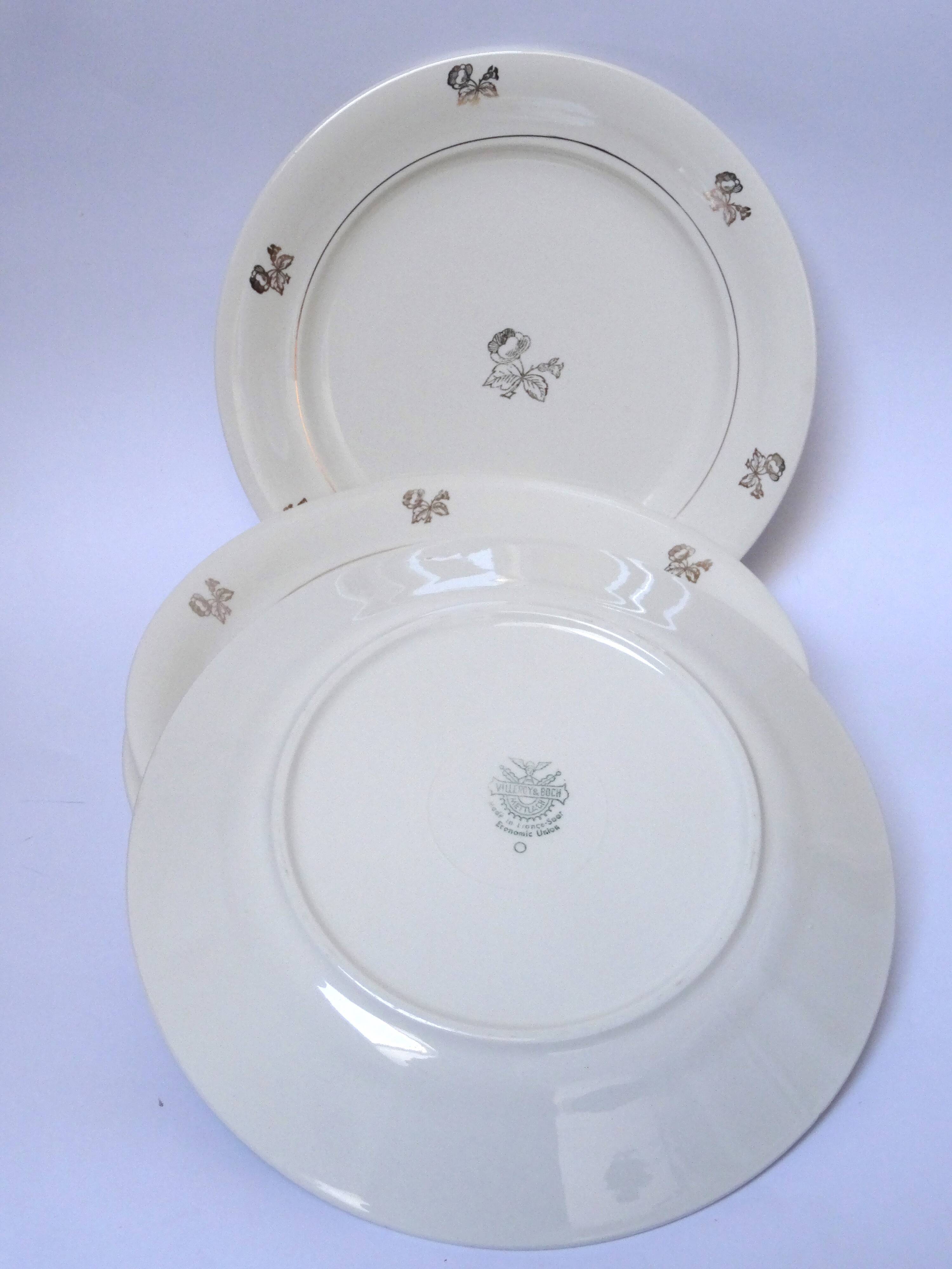 6 flat plates Villeroy & Boch